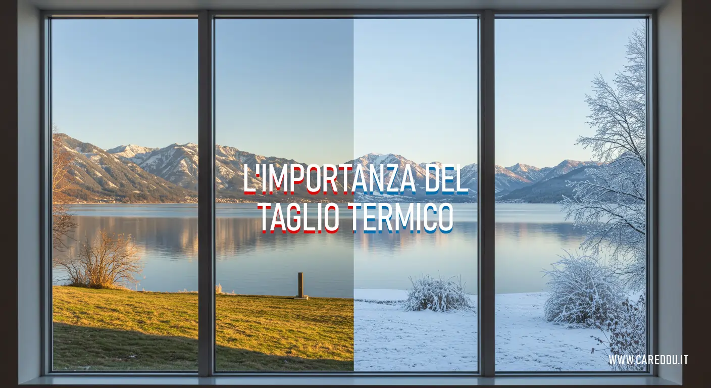 Cos'è il taglio termico negli infissi in alluminio e perché è fondamentale per il risparmio energetico?