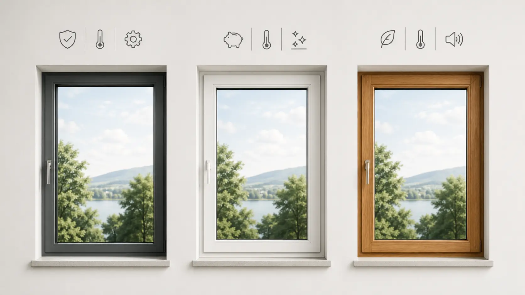 Alluminio, PVC o legno: quale materiale scegliere per i nuovi serramenti?