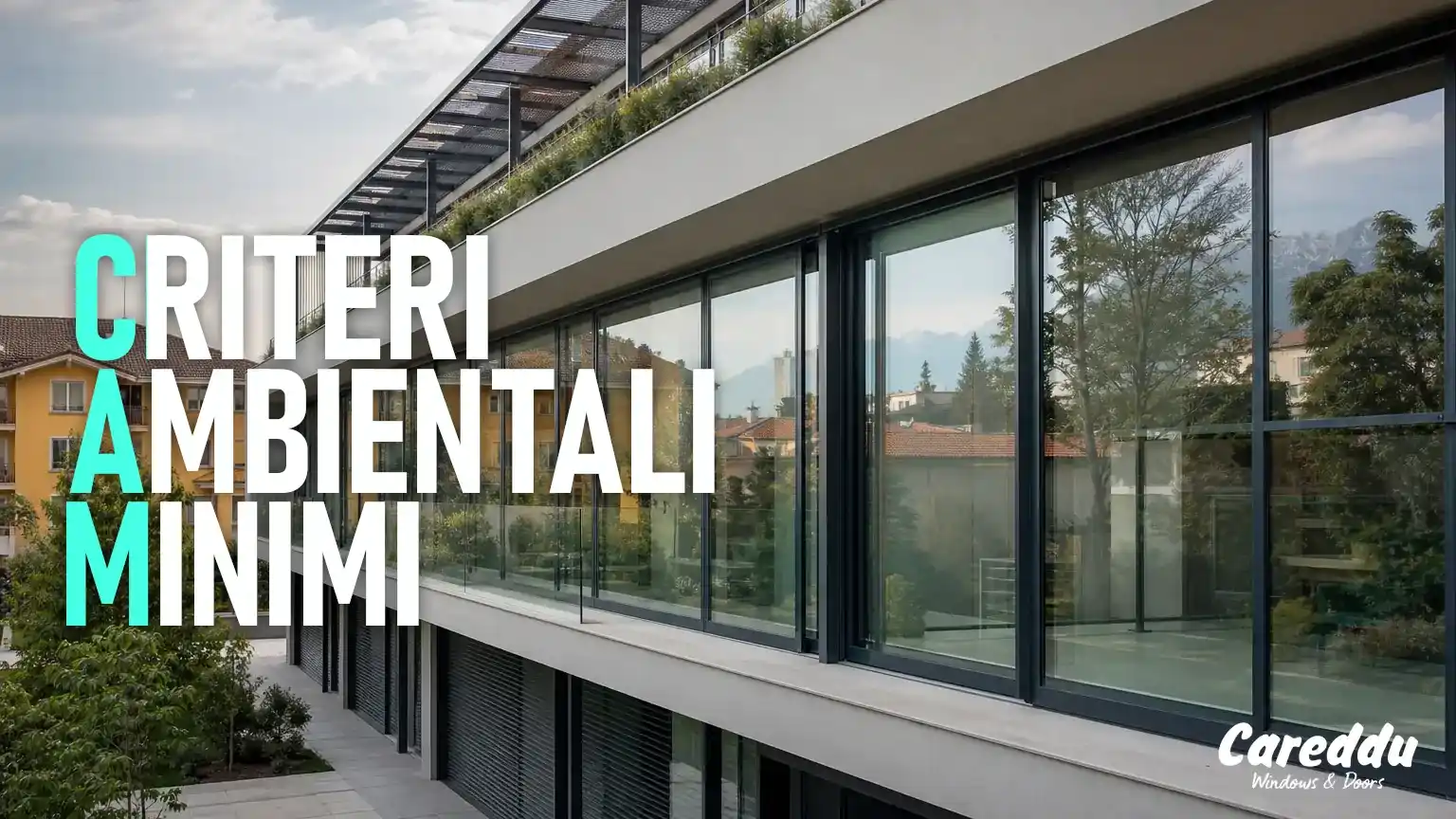 Certificazioni CAM per serramenti in alluminio: cosa sono e perché Careddu le rispetta tutte
