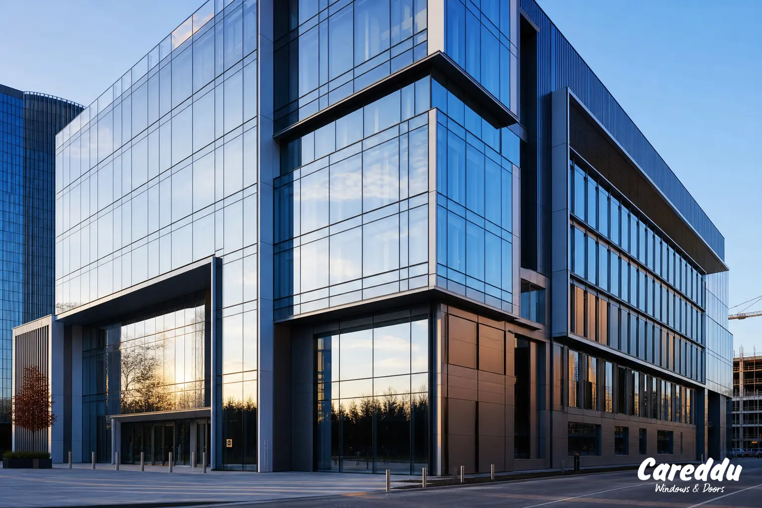 Facciate continue in alluminio e vetro: design, efficienza e normative per edifici moderni
