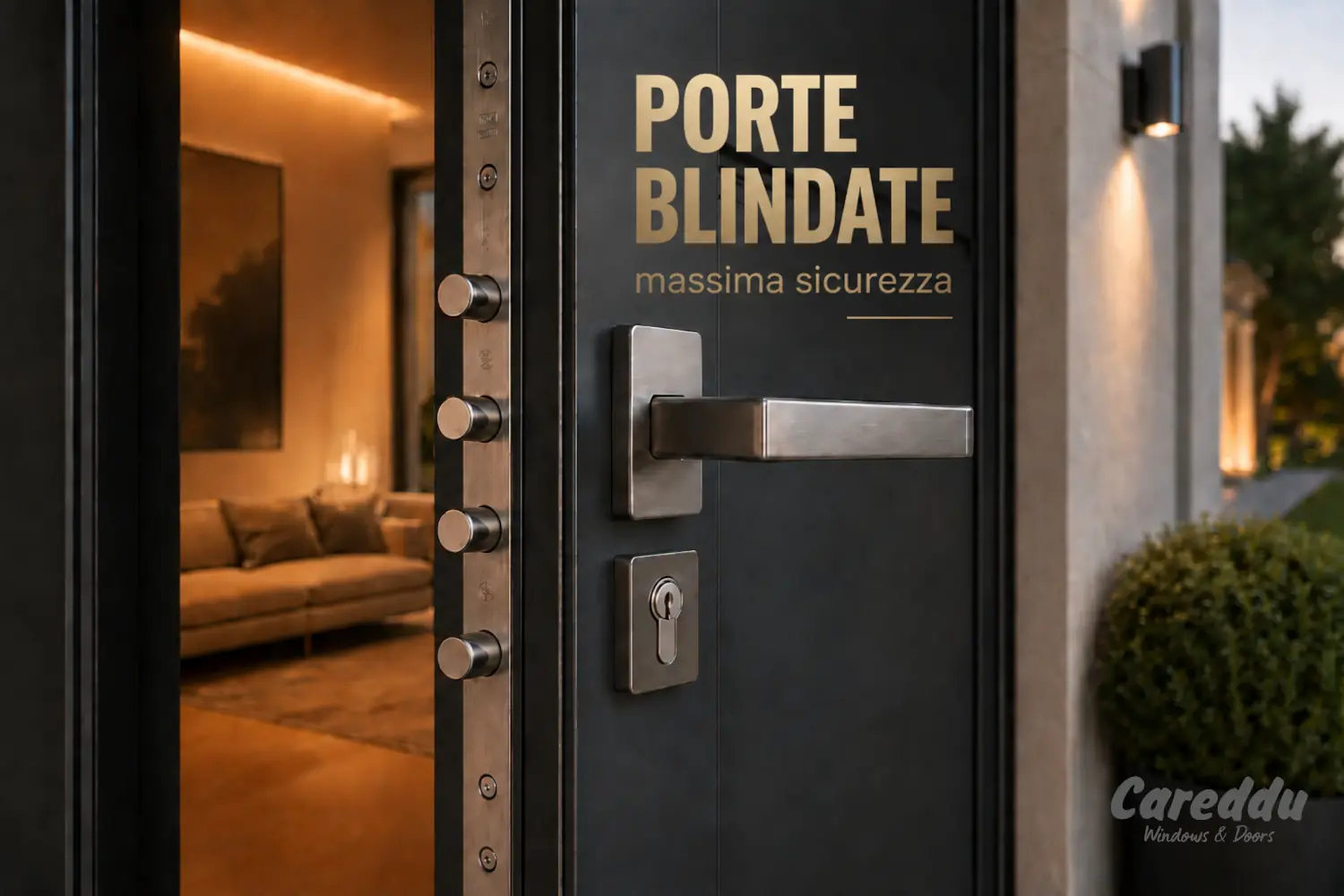 Porte blindate in alluminio: classi RC, sicurezza e design premium
