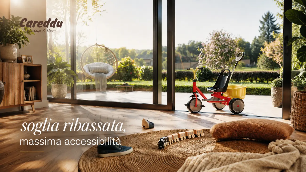 Soglie ribassate per porte-finestra: comfort, accessibilita e design senza barriere