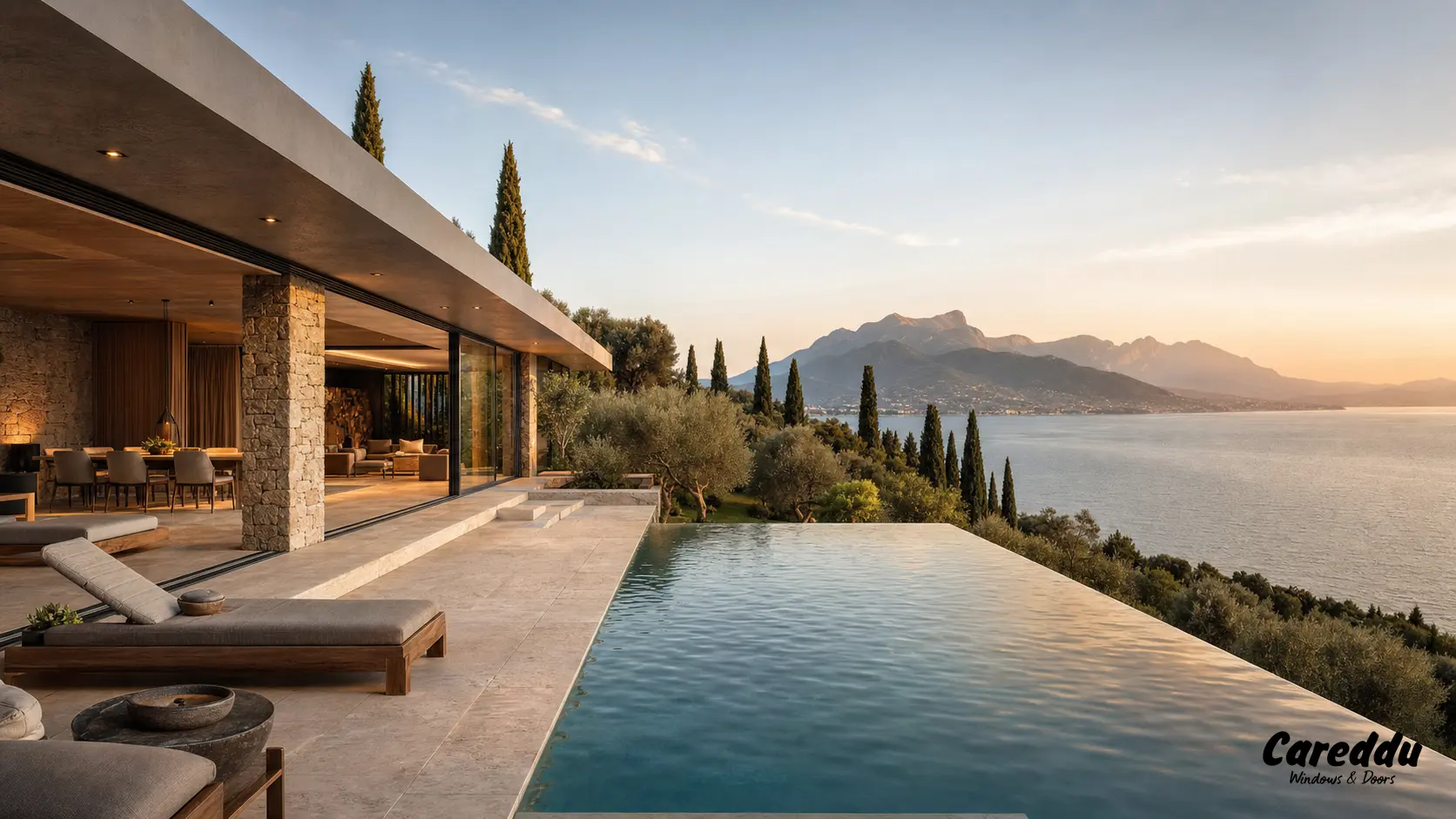 Serramenti in alluminio per case vacanza sul Lago di Garda: sicurezza, vista e zero manutenzione
