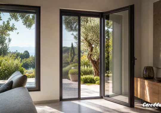 Zanzariere integrate nei serramenti in alluminio: estate senza insetti e con design invisibile