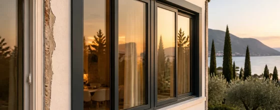 Serramenti in alluminio nuovo impianto villa lago di Garda bonus 2026