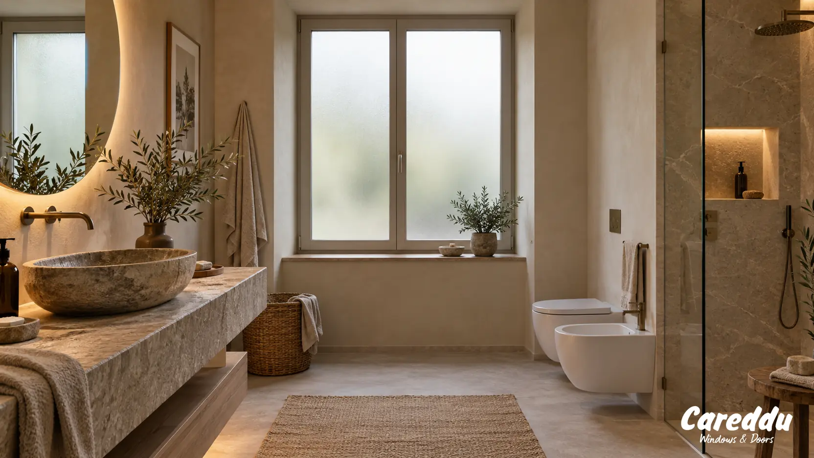 Vetri satinati e acidati: privacy e luce per bagni, porte e ambienti di lavoro