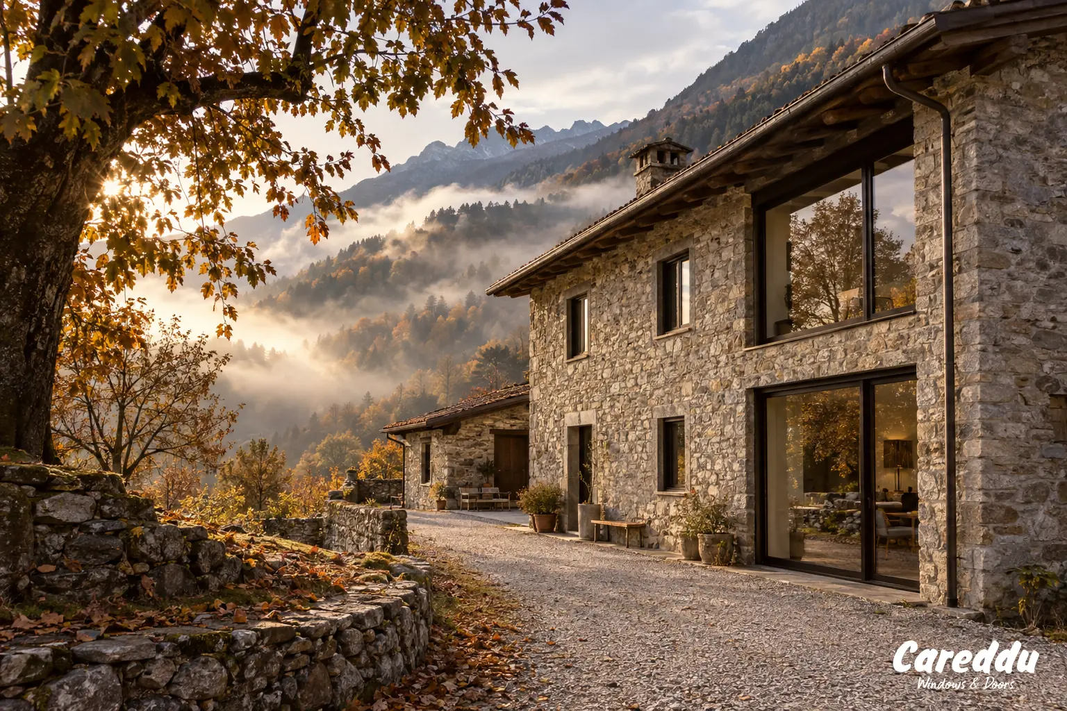 Serramenti in alluminio per la montagna: addio neve, vento e freddo